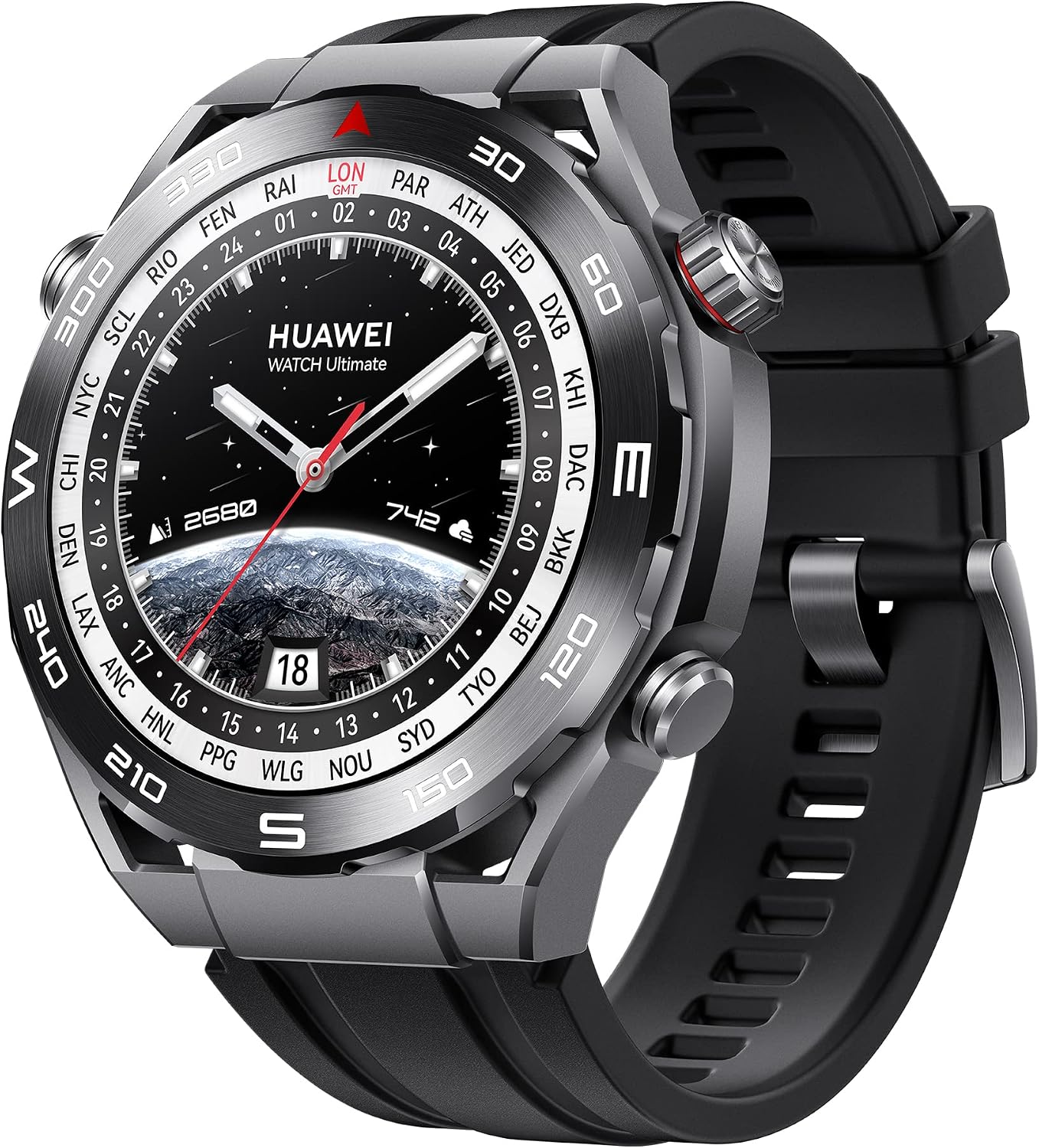 Huawei Watch Ultimate 2 — 10 อันดับสมาร์ตวอทช์สายลุยที่มีมาตรฐานกันน้ำลึกที่สุด วางจำหน่ายในไทย ปี 2026