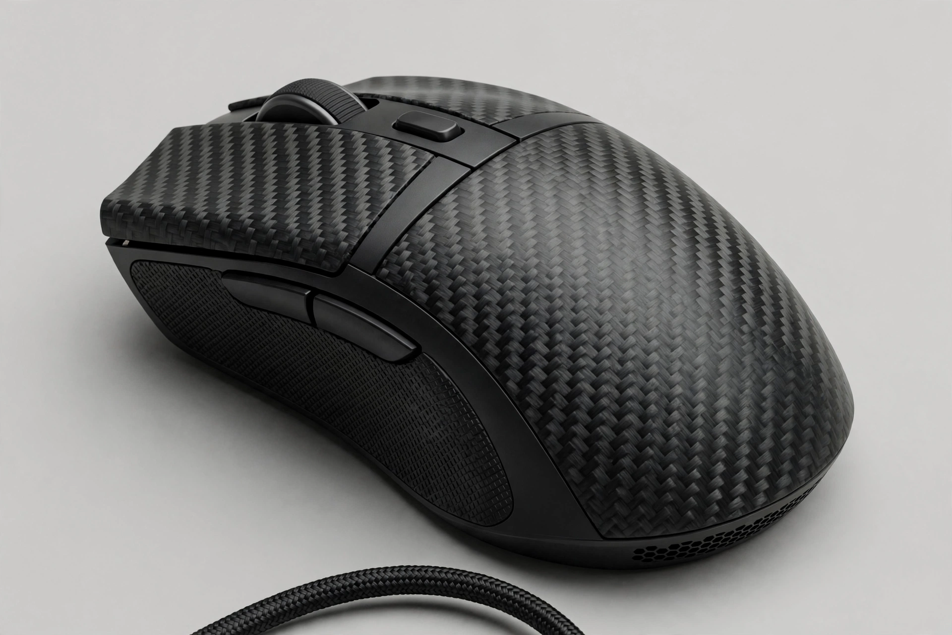 PWNAGE Trinity CF (Carbon Fiber) — 10 อันดับเมาส์เกมมิ่งไร้สายที่มีน้ำหนักเบาที่สุดในโลก วางจำหน่ายในไทย ปี 2026