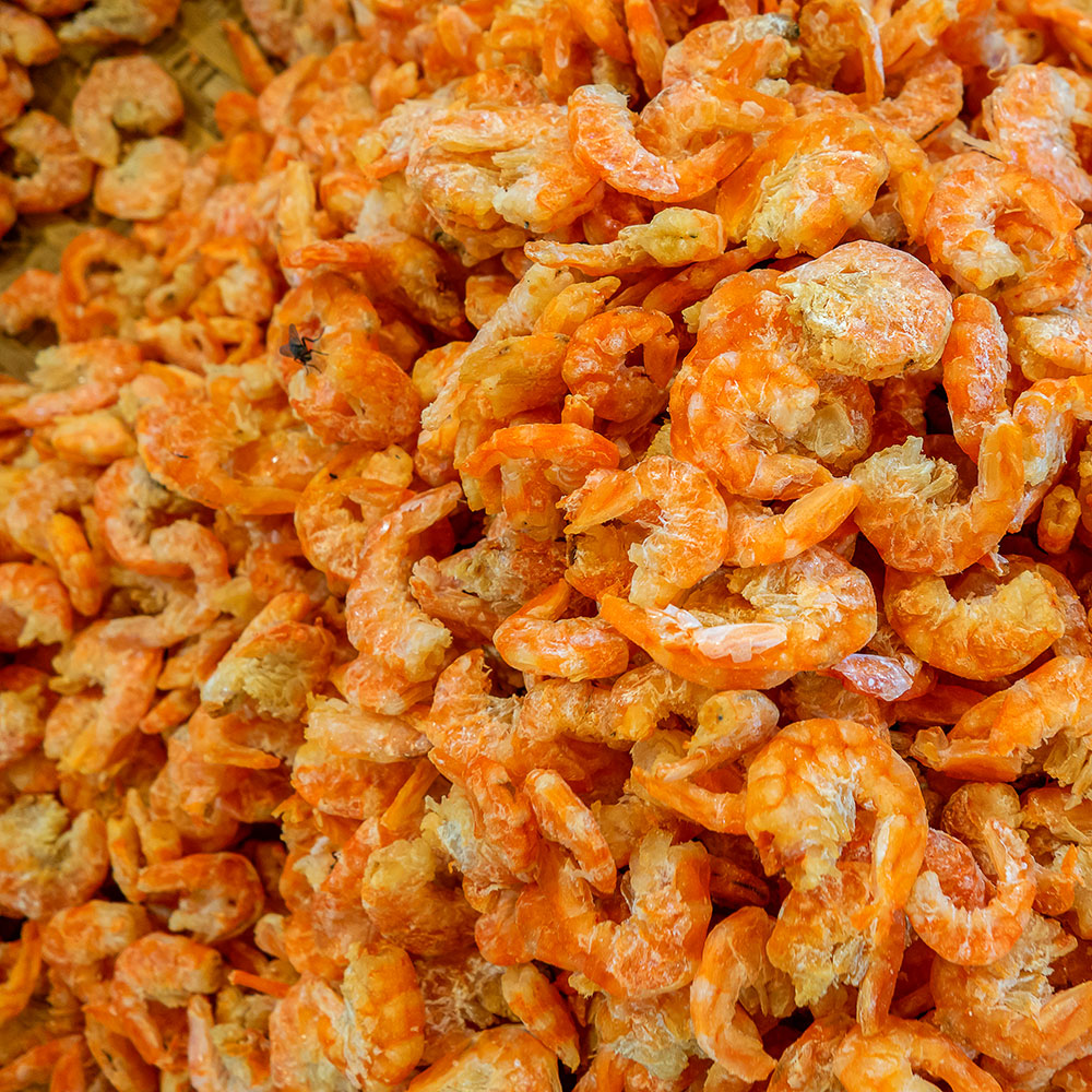 กุ้งแห้ง (Dried Shrimp) — 10 อันดับอาหารธรรมชาติที่มีปริมาณแคลเซียมสูงที่สุดต่อ 100 กรัม
