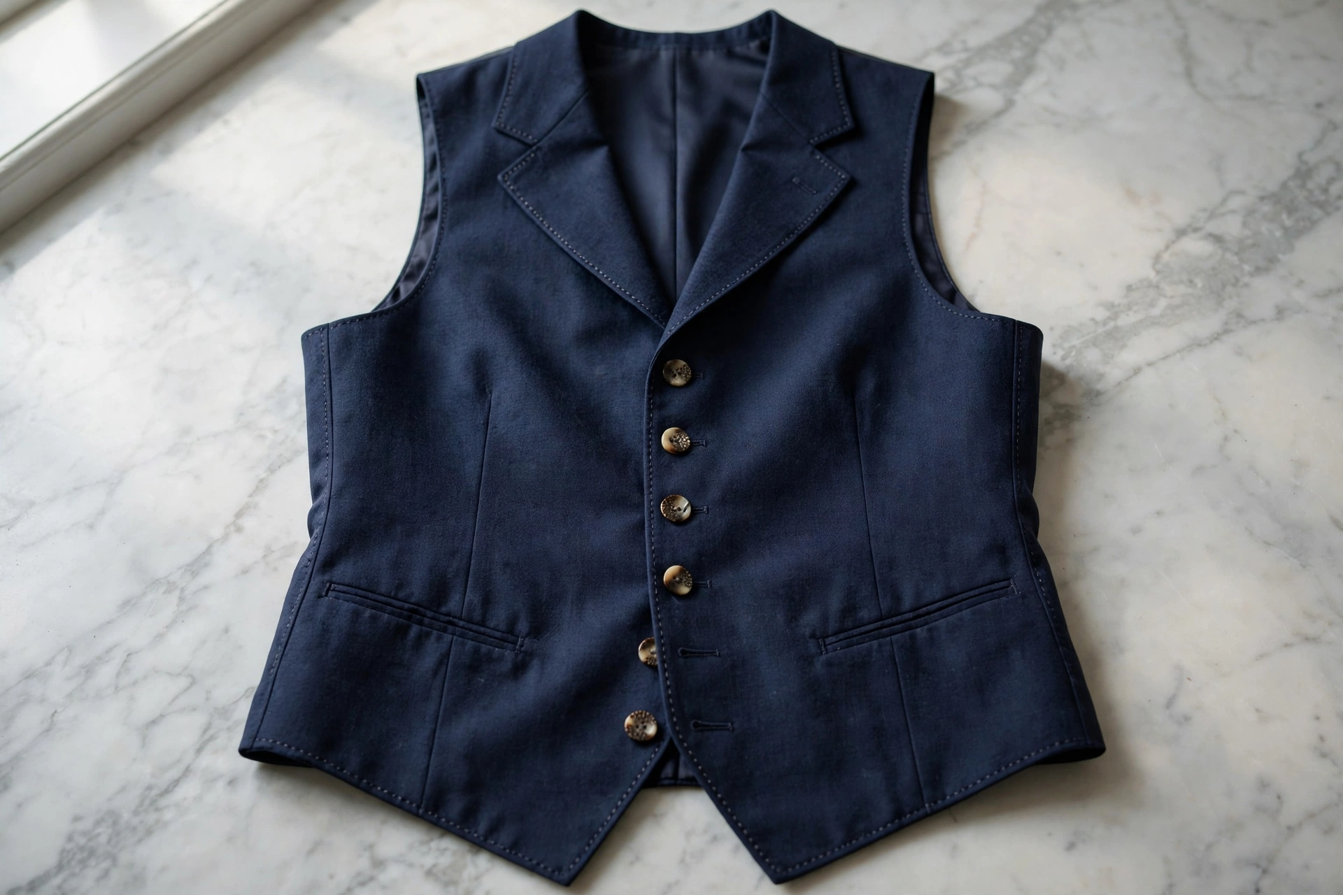 เสื้อกั๊กสูทเทเลอร์ (Tailored Waistcoat / Vest) — 10 ทรงเสื้อและแพทเทิร์นยอดนิยมสำหรับการสั่งผลิตเสื้อผ้าแฟชั่นและยูนิฟอร์มองค์กรปี 2026