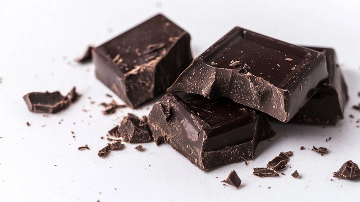 ดาร์กช็อกโกแลตเข้มข้น 70–85% (Dark Chocolate, 70-85% cacao) — 10 อันดับอาหารธรรมชาติที่มีปริมาณโพแทสเซียมสูงที่สุดต่อ 100 กรัม