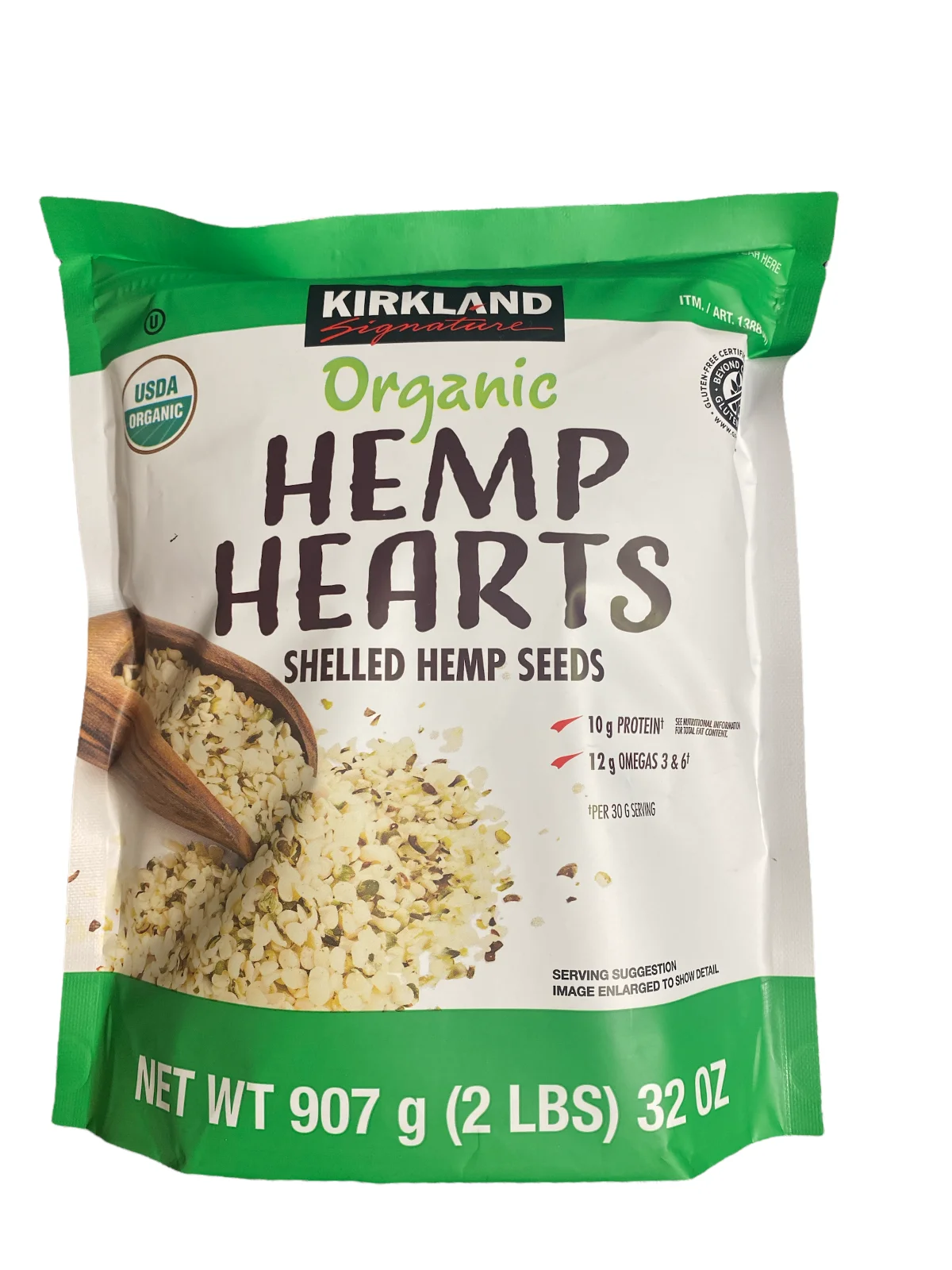 เมล็ดกัญชงกะเทาะเปลือก (Hemp Seeds) — 10 อันดับอาหารธรรมชาติที่มีปริมาณแมกนีเซียมสูงที่สุดต่อ 100 กรัม