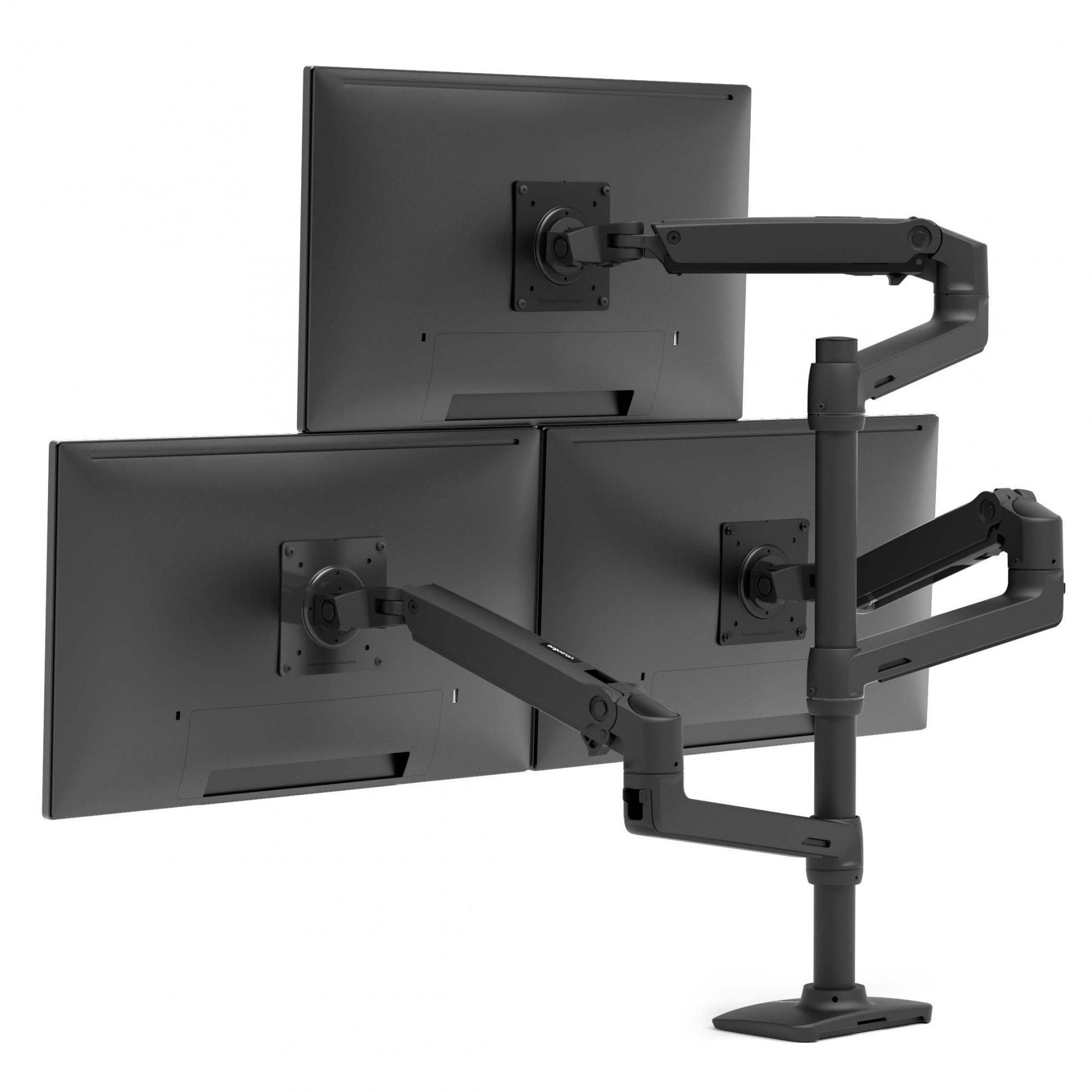 Ergotron LX แขนจับจอคอมพิวเตอร์ระบบแก๊สสปริง — 10 แกดเจ็ตจัดโต๊ะทำงานและโต๊ะคอมยอดนิยมปี 2026 เพิ่มพื้นที่ใช้งาน เสริมการยศาสตร์ และลดความรกอย่างมืออาชีพ