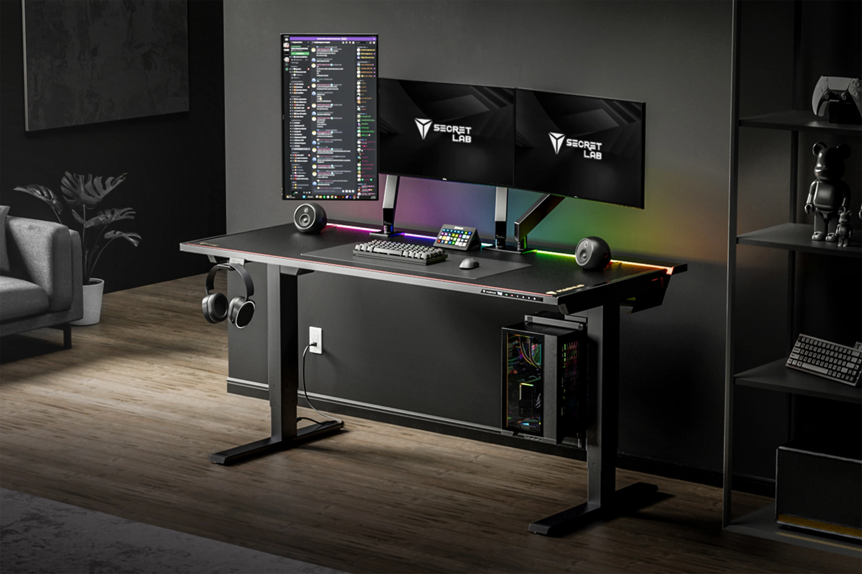 Secretlab MAGNUS Metal Desk & Cable Management Tray โต๊ะโลหะพร้อมรางซ่อนสายไฟ — 10 แกดเจ็ตจัดโต๊ะทำงานและโต๊ะคอมยอดนิยมปี 2026 เพิ่มพื้นที่ใช้งาน เสริมการยศาสตร์ และลดความรกอย่างมืออาชีพ