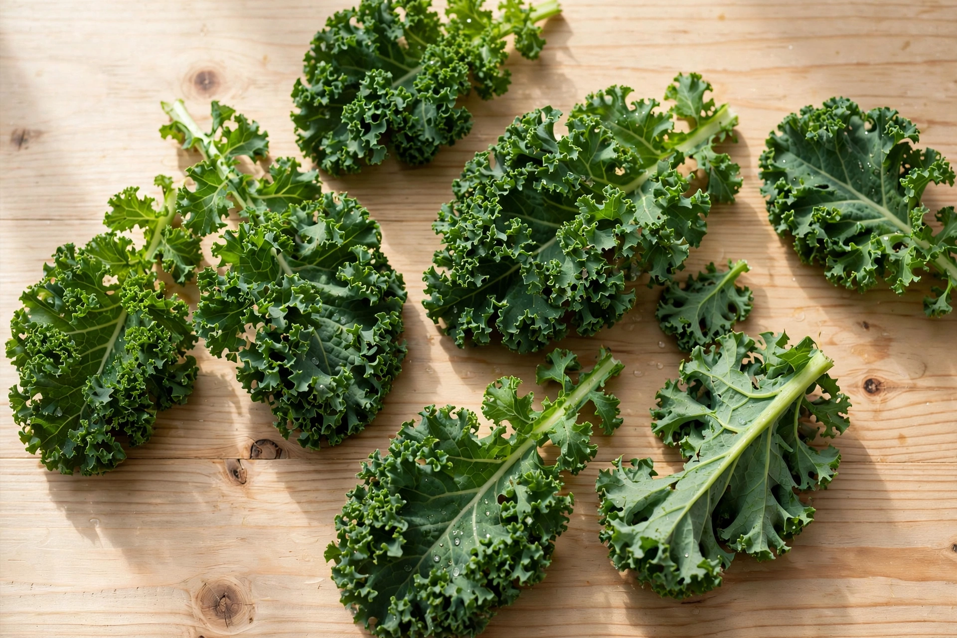 ผักเคลสด (Fresh Kale) — 10 อันดับอาหารธรรมชาติที่มีปริมาณวิตามินซีสูงที่สุดต่อ 100 กรัม เสริมภูมิคุ้มกันระดับซูเปอร์ฟู้ด