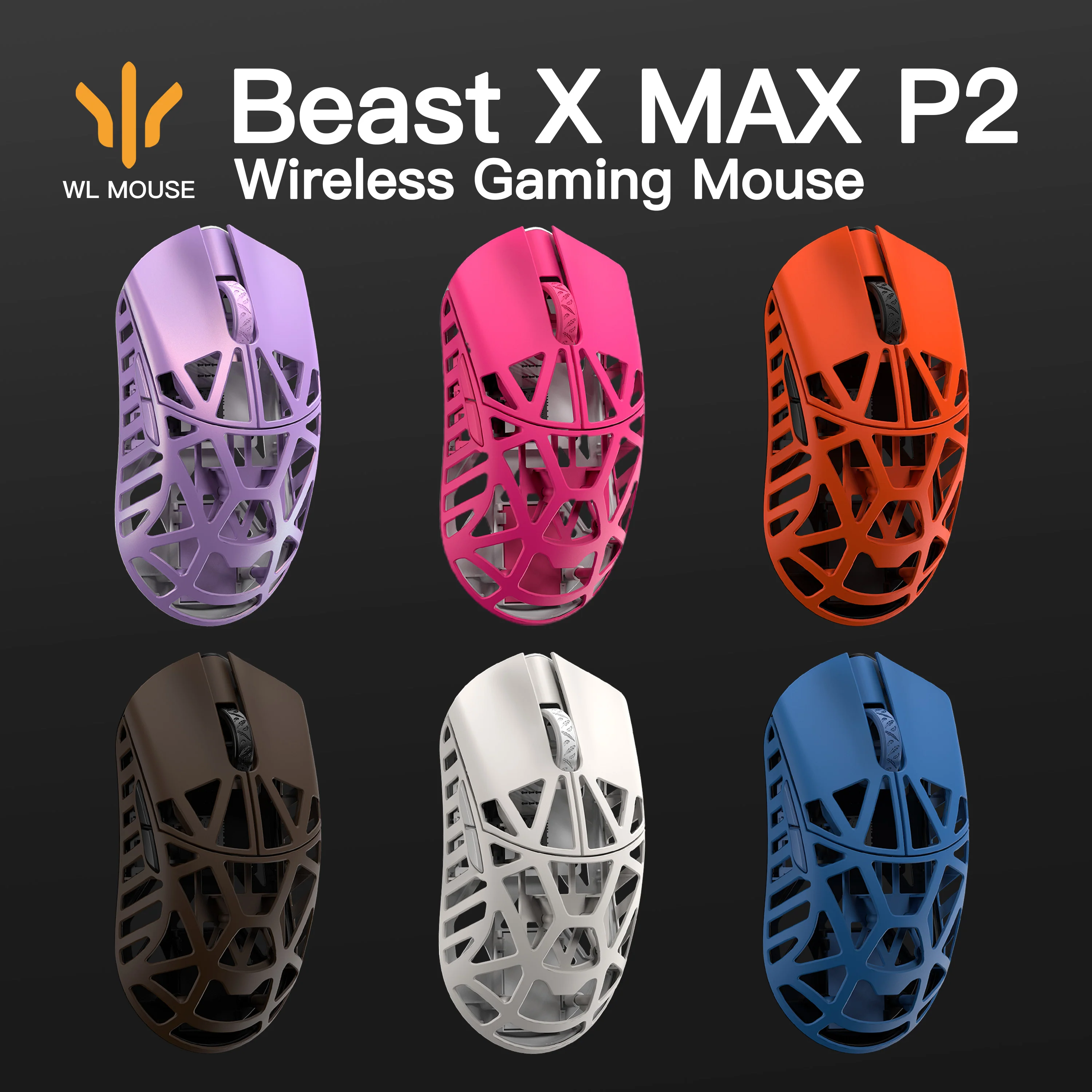 WLMOUSE Beast X Max — 10 อันดับเมาส์ไร้สายสำหรับเล่นเกมที่มีน้ำหนักเบาที่สุดในโลก วางจำหน่ายในไทย ปี 2026