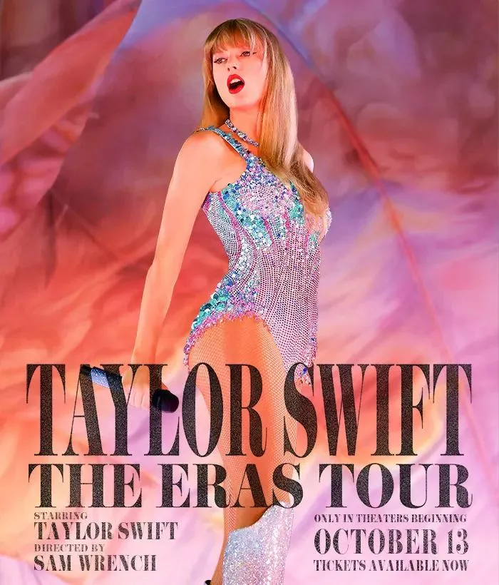 Taylor Swift: The Eras Tour (2023) — 10 อันดับภาพยนตร์คอนเสิร์ต (Concert Film) ที่ทำรายได้บ็อกซ์ออฟฟิศทั่วโลกสูงสุดตลอดกาล อัปเดตสถิติล่าสุดปี 2026
