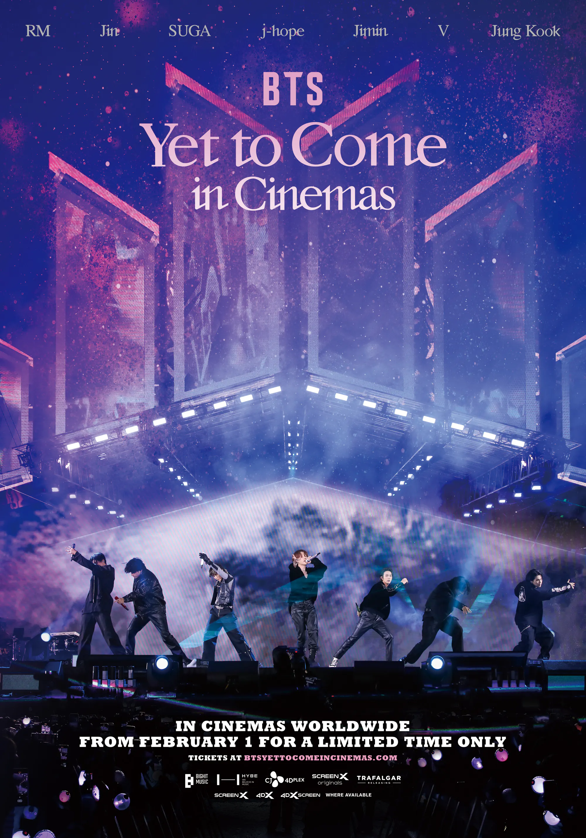 BTS: Yet to Come in Cinemas (2023) — 10 อันดับภาพยนตร์คอนเสิร์ต (Concert Film) ที่ทำรายได้บ็อกซ์ออฟฟิศทั่วโลกสูงสุดตลอดกาล อัปเดตสถิติล่าสุดปี 2026