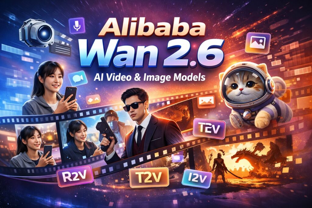 Alibaba Wan 2.6 (อาลีบาบา ว่าน 2.6) — 10 แพลตฟอร์มและโมเดล AI เจนเนอเรชันสร้างวิดีโอระดับมืออาชีพ ยอดนิยมปี 2026