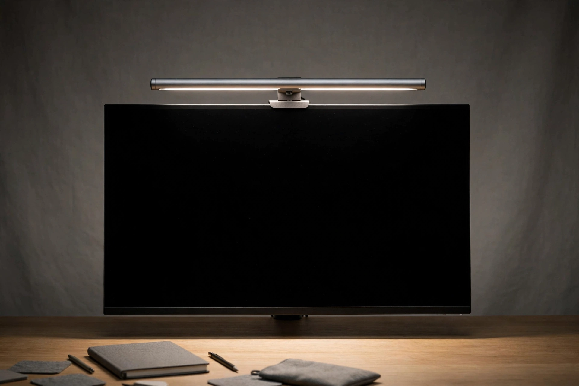 Asymmetrical Optical Monitor Light Bar (ไฟแขวนหน้าจอลดแสงสะท้อน) — 10 นวัตกรรมเก้าอี้และอุปกรณ์การยศาสตร์ (Ergonomic Desk Setup) ยอดนิยมปี 2026 เพื่อสุขภาพหลังและเพิ่มประสิทธิภาพการทำงาน