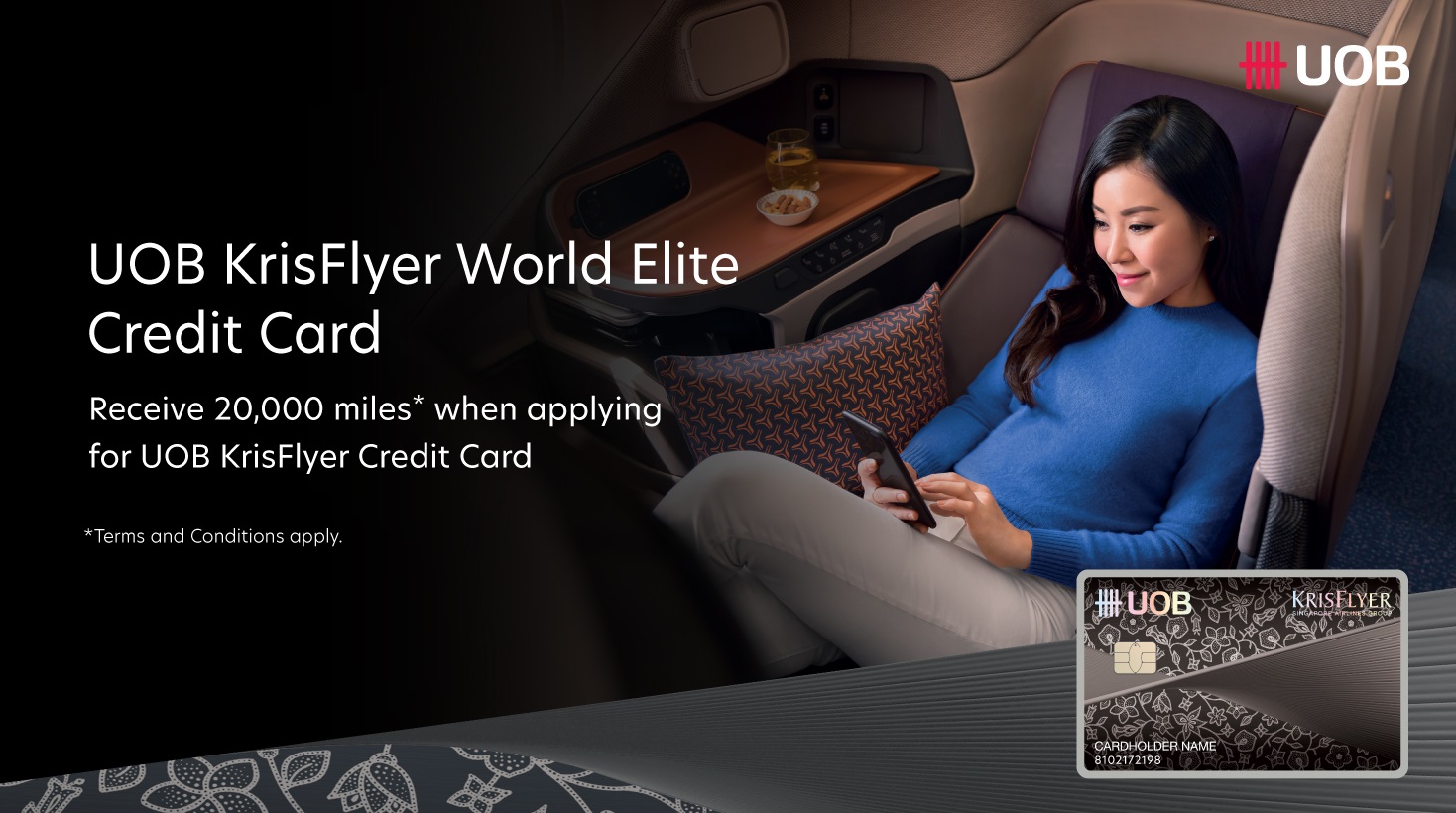 UOB KrisFlyer World Elite — 10 บัตรเครดิตสะสมไมล์บินยอดนิยมปี 2569 ปลดล็อกการเดินทางระดับพรีเมียมพร้อมสิทธิประโยชน์สนามบินสุดคุ้ม
