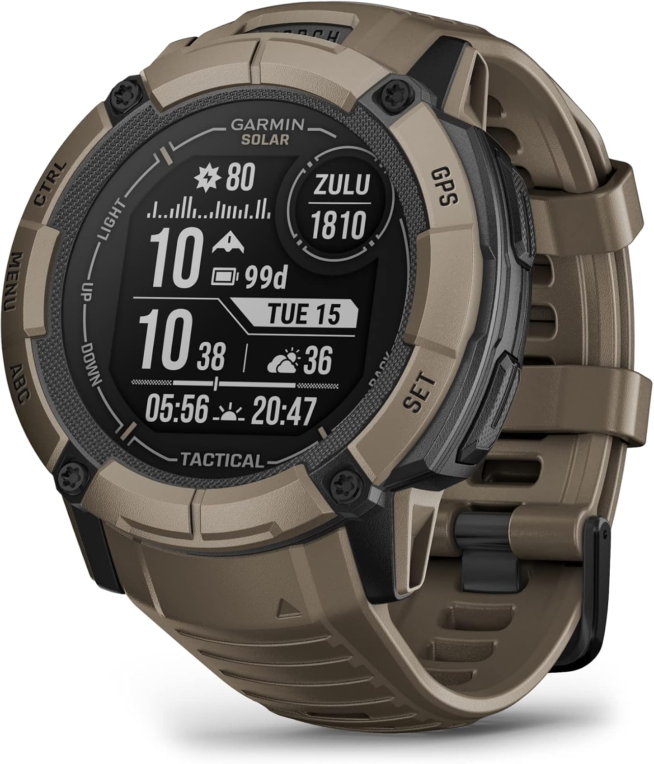 Garmin Instinct 2X Solar — 10 อันดับสมาร์ตวอทช์สายลุยและเอาต์ดอร์ แบตเตอรี่โหมด GPS อึดที่สุดในไทย ปี 2026