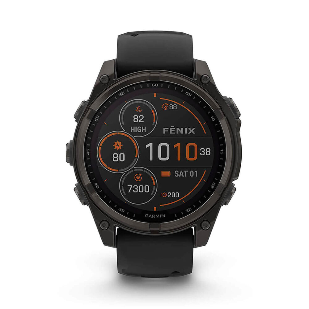 Garmin Fenix 8 Solar (51mm) — 10 อันดับสมาร์ตวอทช์สายลุยและเอาต์ดอร์ แบตเตอรี่โหมด GPS อึดที่สุดในไทย ปี 2026